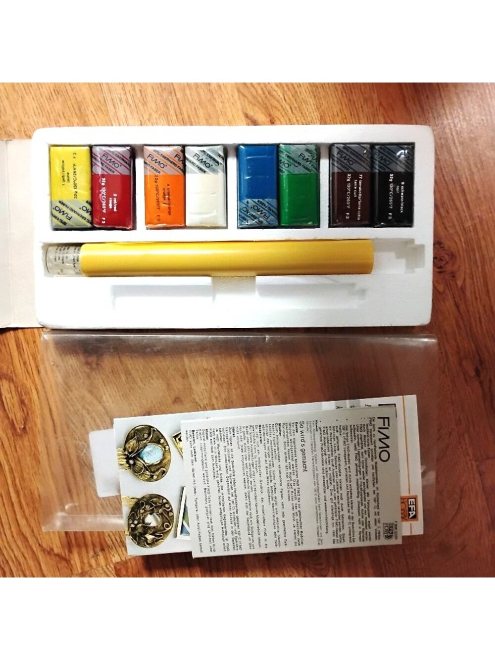 Fimo Non-Toxic Clay Craft Kit - Eberhard Faber  + Tools